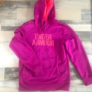 Under Armour sweatshirt.